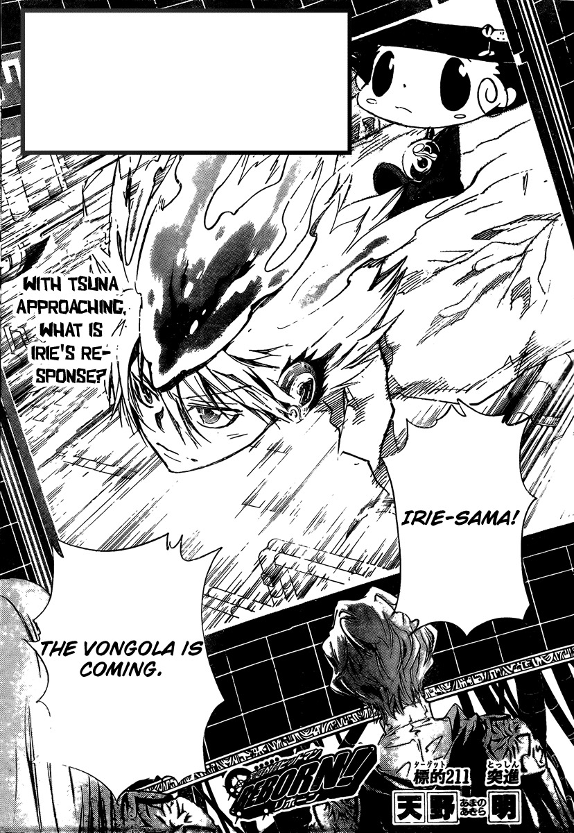 Kateikyoushi Hitman Reborn! Chapter 211 page 1 - Chapter 211: Rush