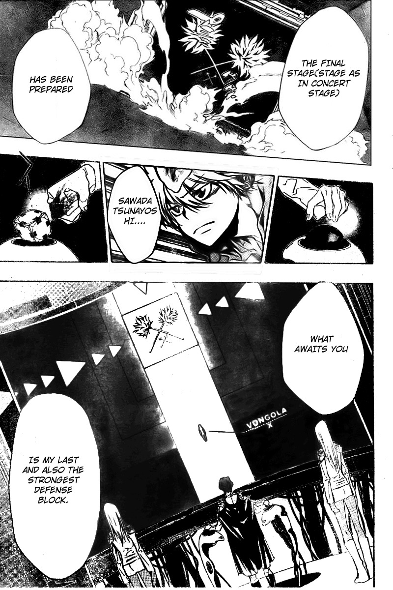 Kateikyoushi Hitman Reborn! Chapter 212 page 7 - Chapter 212: Final Defense Block