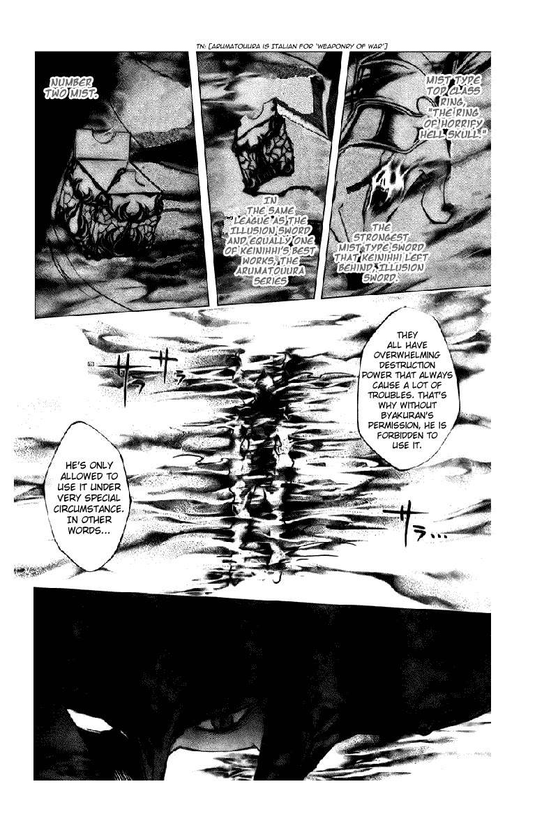 Kateikyoushi Hitman Reborn! Chapter 213 page 12 - Chapter 213: Sawada Tsunayoshi vs. Genkishi