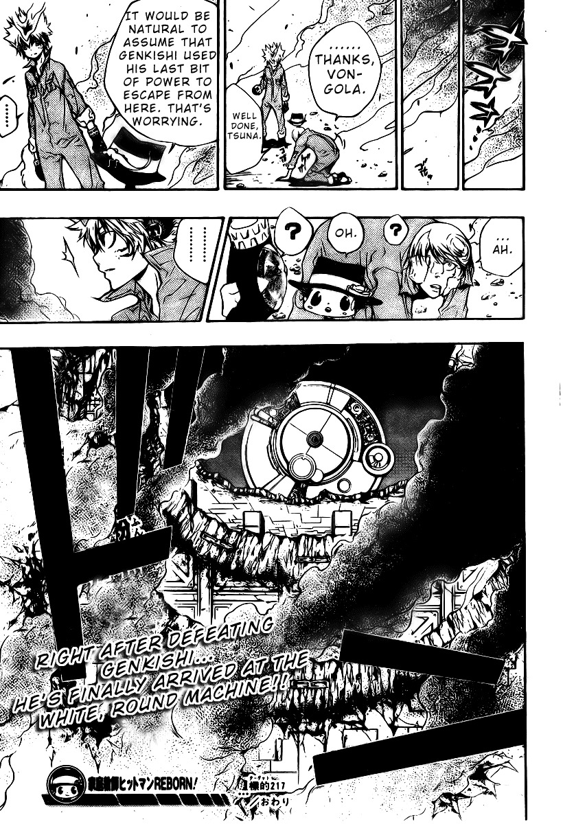 Kateikyoushi Hitman Reborn! Chapter 217 page 16 - Chapter 217: Hyper Explosion