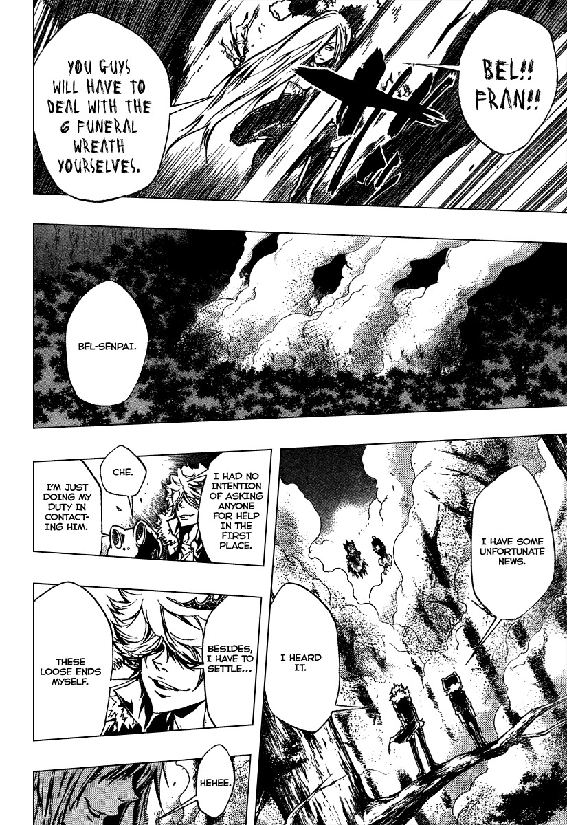Kateikyoushi Hitman Reborn! Chapter 222 page 14 - Chapter 222: Belphegor and Rasiel