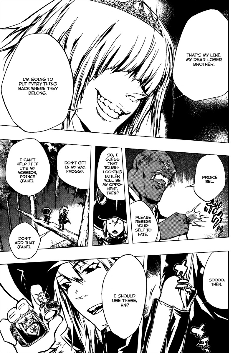Kateikyoushi Hitman Reborn! Chapter 222 page 15 - Chapter 222: Belphegor and Rasiel