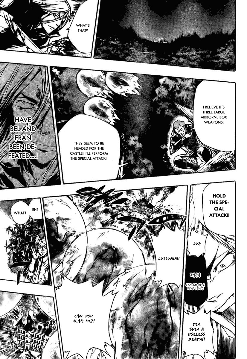 Kateikyoushi Hitman Reborn! Chapter 223 page 14 - Chapter 223: Opened Boxes