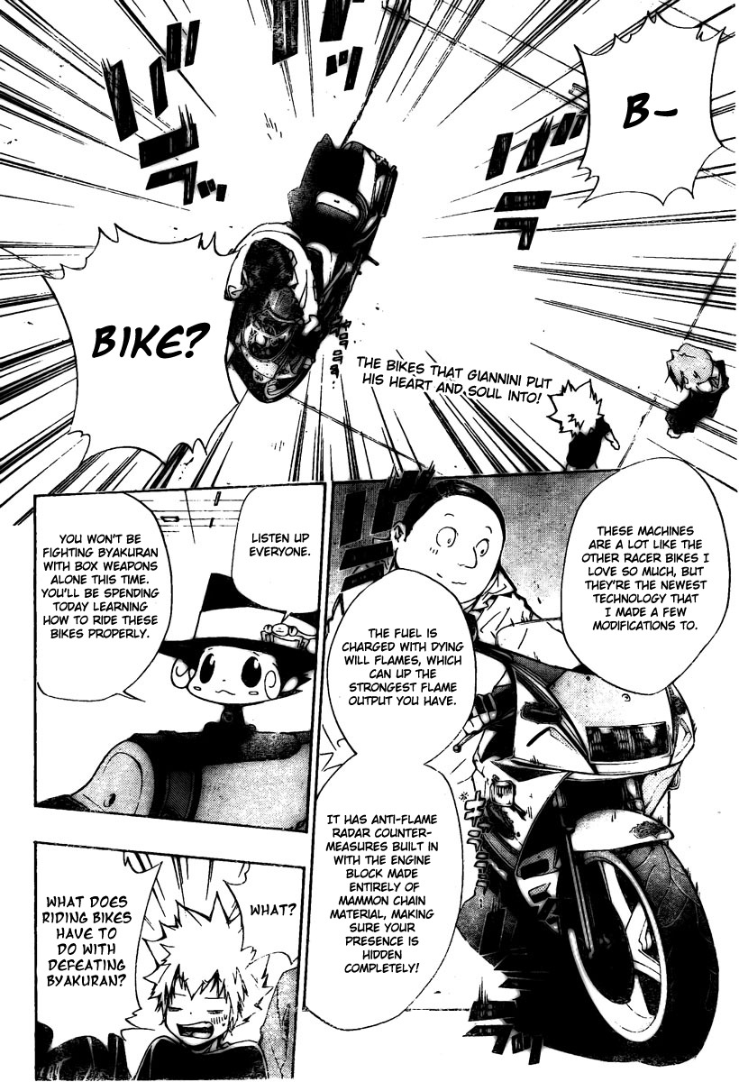 Kateikyoushi Hitman Reborn! Chapter 233 page 2 - Chapter 233: Motorbike