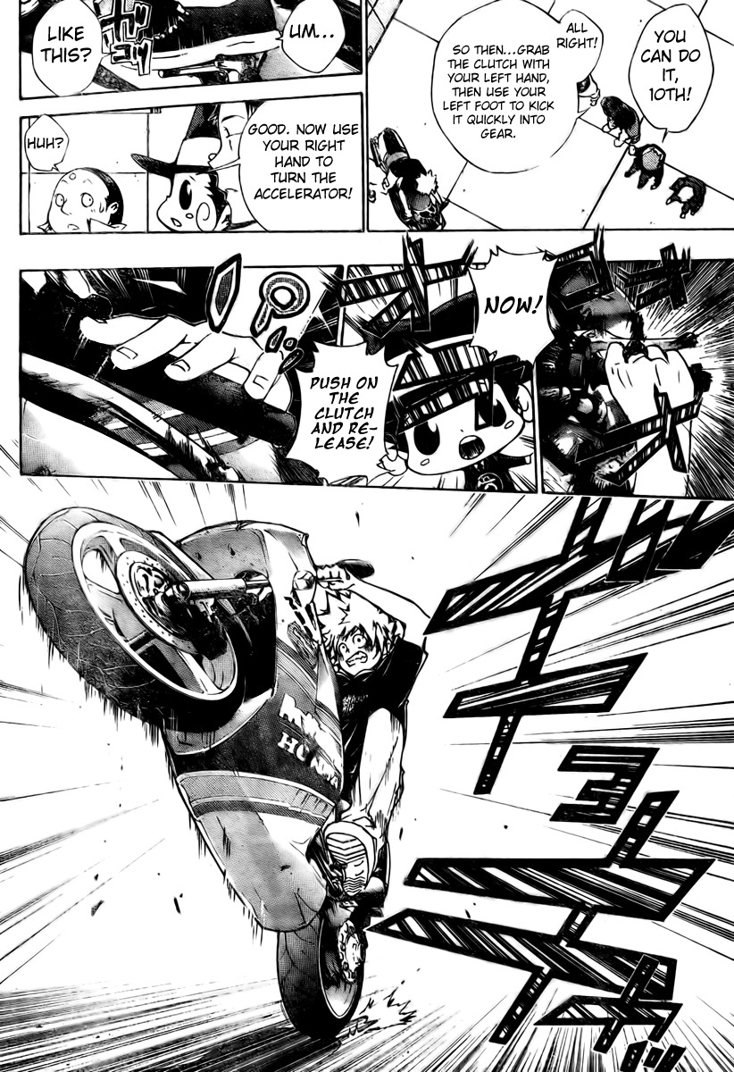 Kateikyoushi Hitman Reborn! Chapter 233 page 6 - Chapter 233: Motorbike