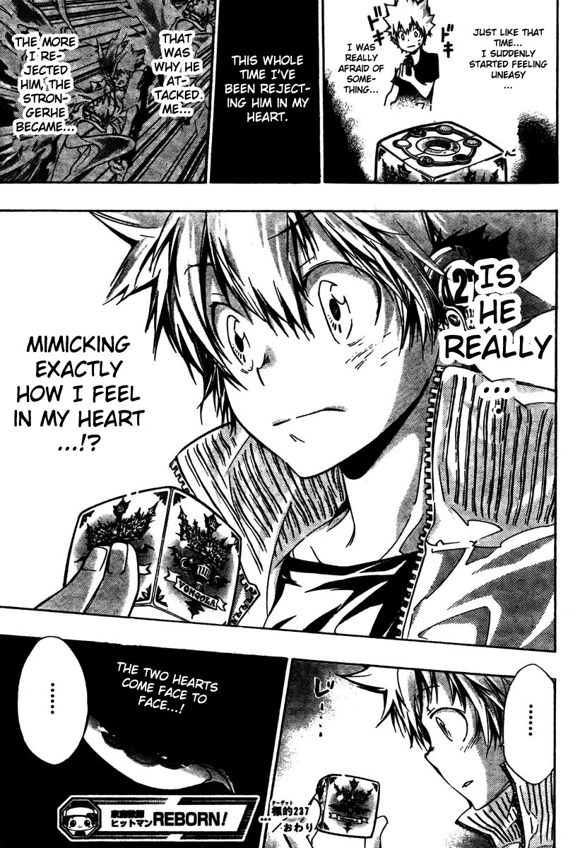 Kateikyoushi Hitman Reborn! Chapter 237 page 17 - Chapter 237: Confession