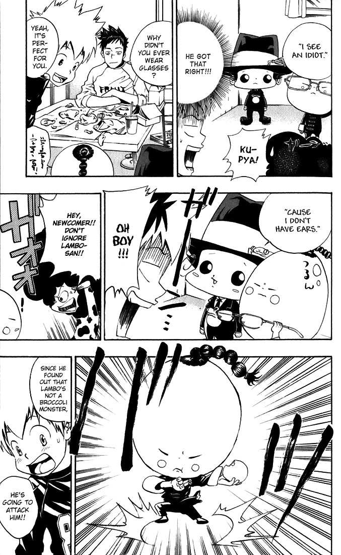 Kateikyoushi Hitman Reborn! Chapter 24 page 11 - Chapter 24: I-Pin vs. Lambo