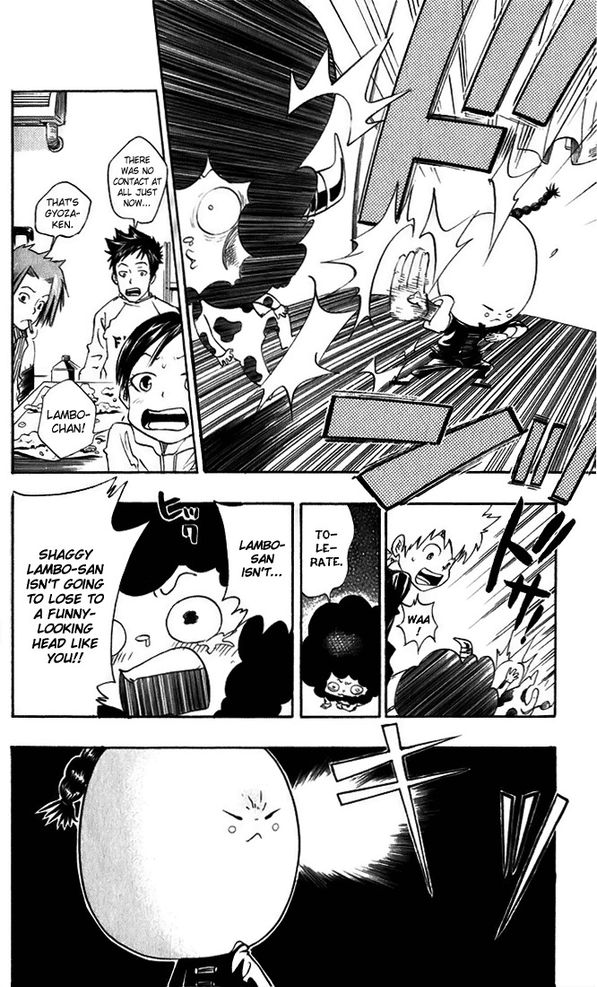 Kateikyoushi Hitman Reborn! Chapter 24 page 12 - Chapter 24: I-Pin vs. Lambo