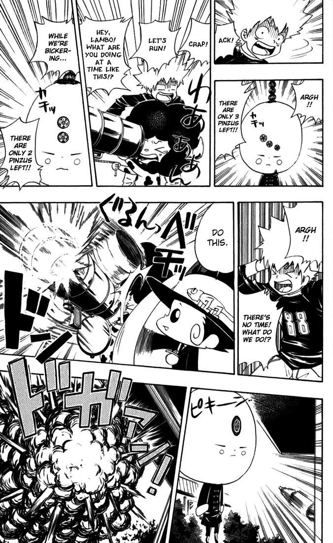 Kateikyoushi Hitman Reborn! Chapter 24 page 15 - Chapter 24: I-Pin vs. Lambo