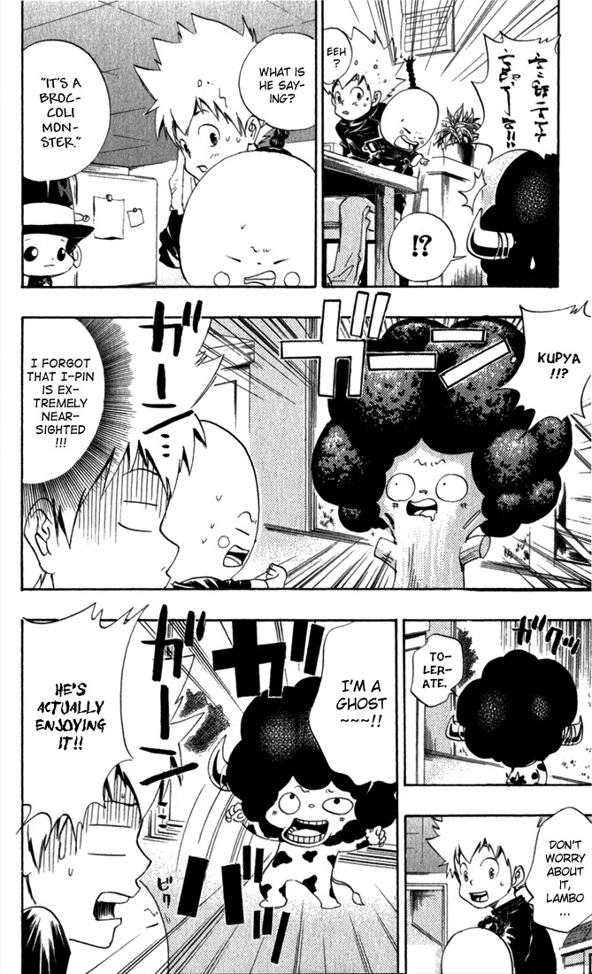 Kateikyoushi Hitman Reborn! Chapter 24 page 4 - Chapter 24: I-Pin vs. Lambo