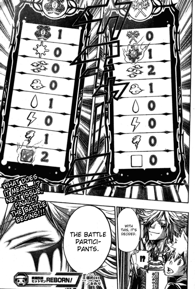 Kateikyoushi Hitman Reborn! Chapter 241 page 17 - Chapter 241