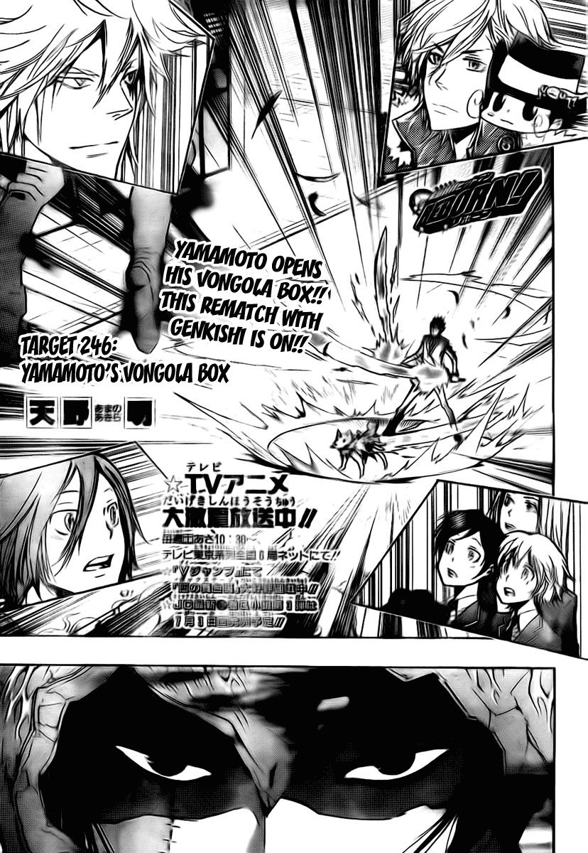 Kateikyoushi Hitman Reborn! Chapter 246 page 1 - Chapter 246