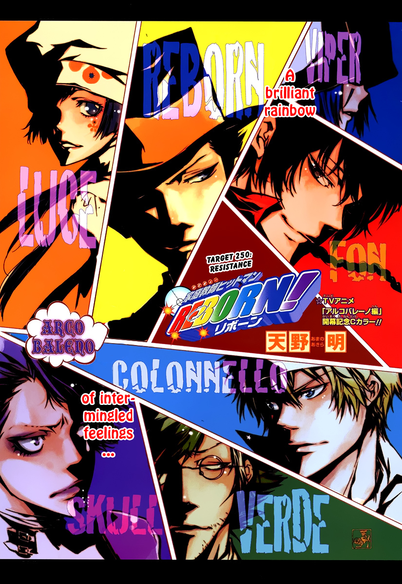 Kateikyoushi Hitman Reborn! Chapter 250 page 1 - Chapter 250
