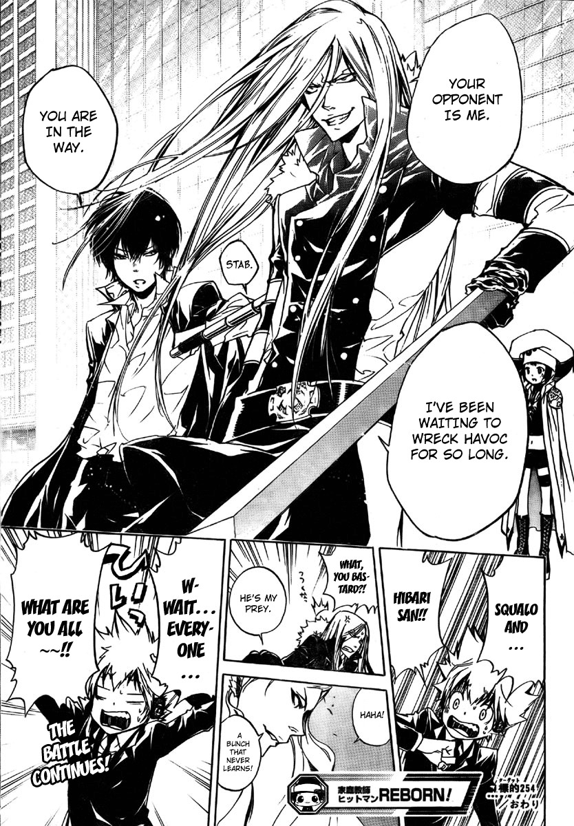 Kateikyoushi Hitman Reborn! Chapter 254 page 17 - Chapter 254