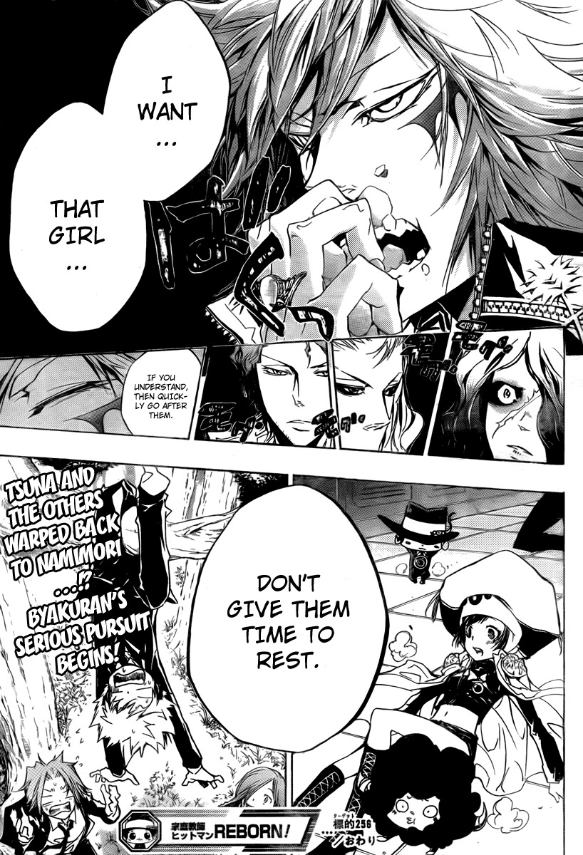Kateikyoushi Hitman Reborn! Chapter 256 page 16 - Chapter 256