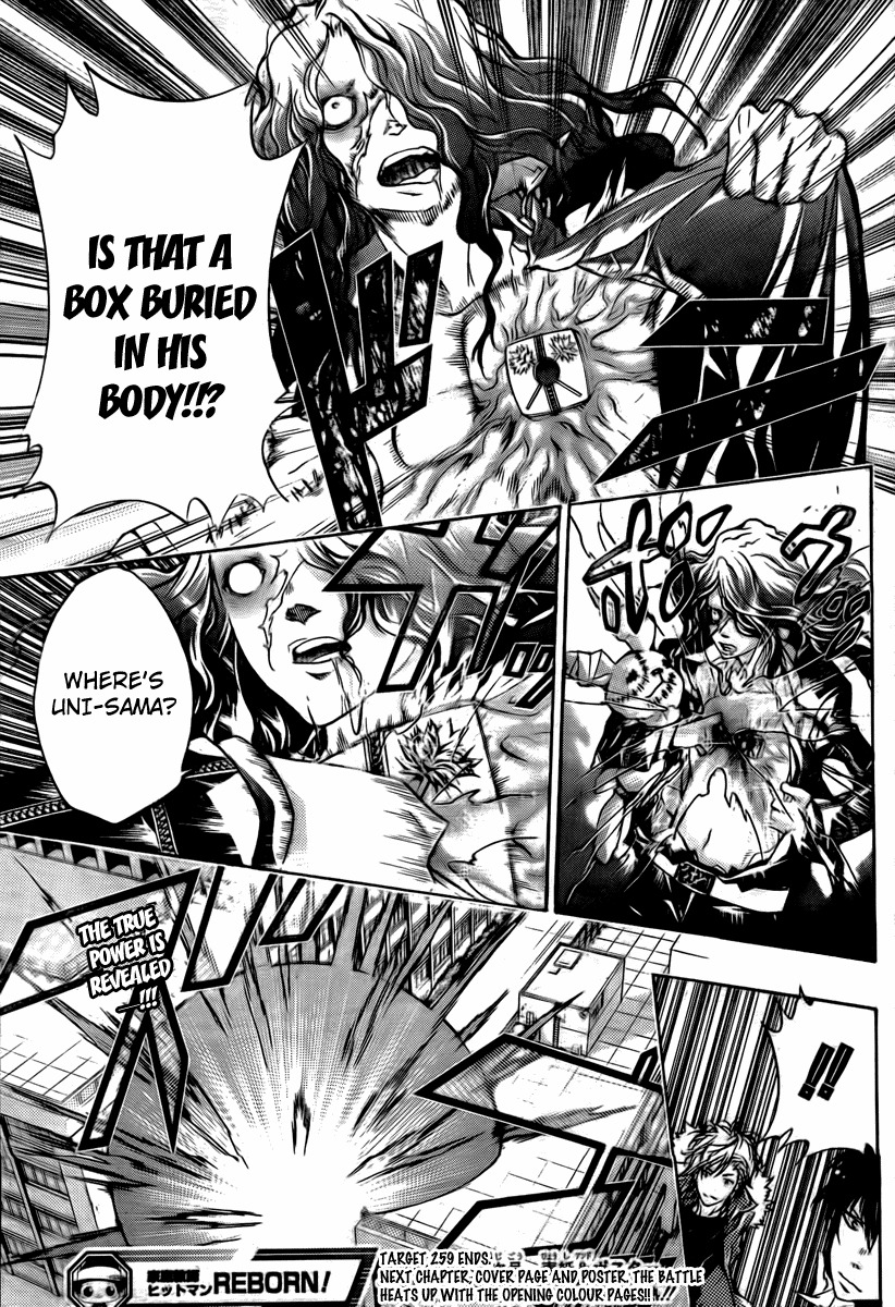 Kateikyoushi Hitman Reborn! Chapter 259 page 18 - Chapter 259