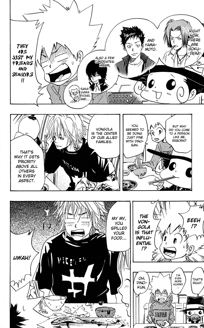 Kateikyoushi Hitman Reborn! Chapter 27 page 12 - Chapter 27: Bucking-Horse Dino