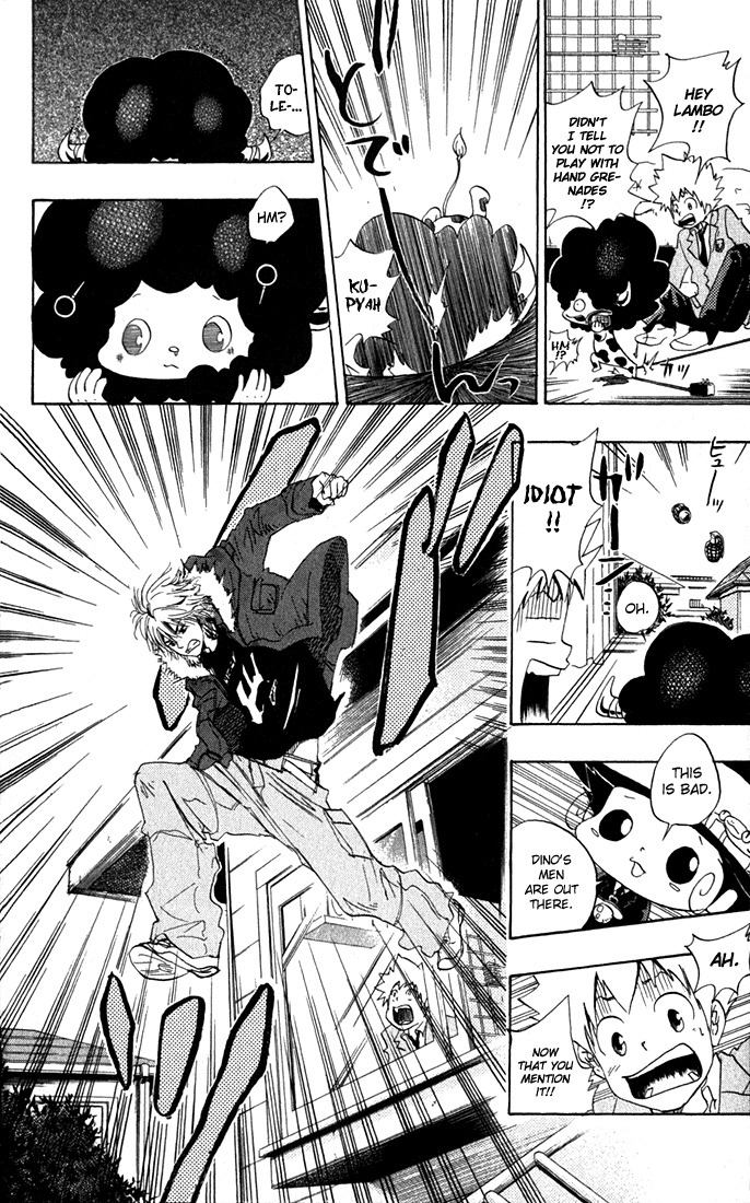 Kateikyoushi Hitman Reborn! Chapter 27 page 8 - Chapter 27: Bucking-Horse Dino