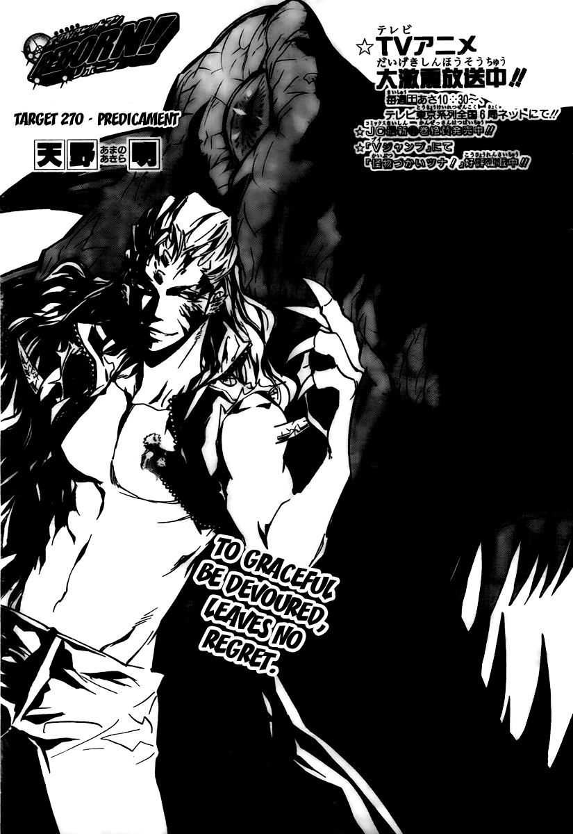 Kateikyoushi Hitman Reborn! Chapter 270 page 2 - Chapter 270