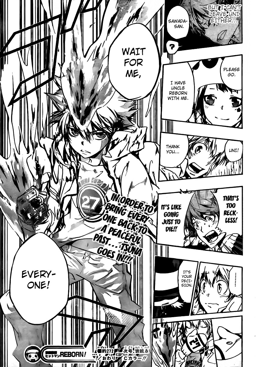 Kateikyoushi Hitman Reborn! Chapter 272 page 17 - Chapter 272