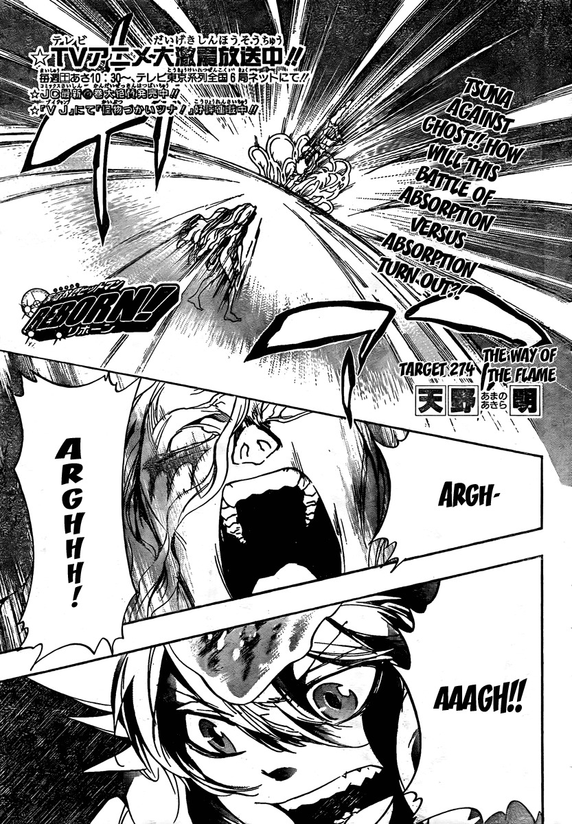 Kateikyoushi Hitman Reborn! Chapter 274 page 2 - Chapter 274