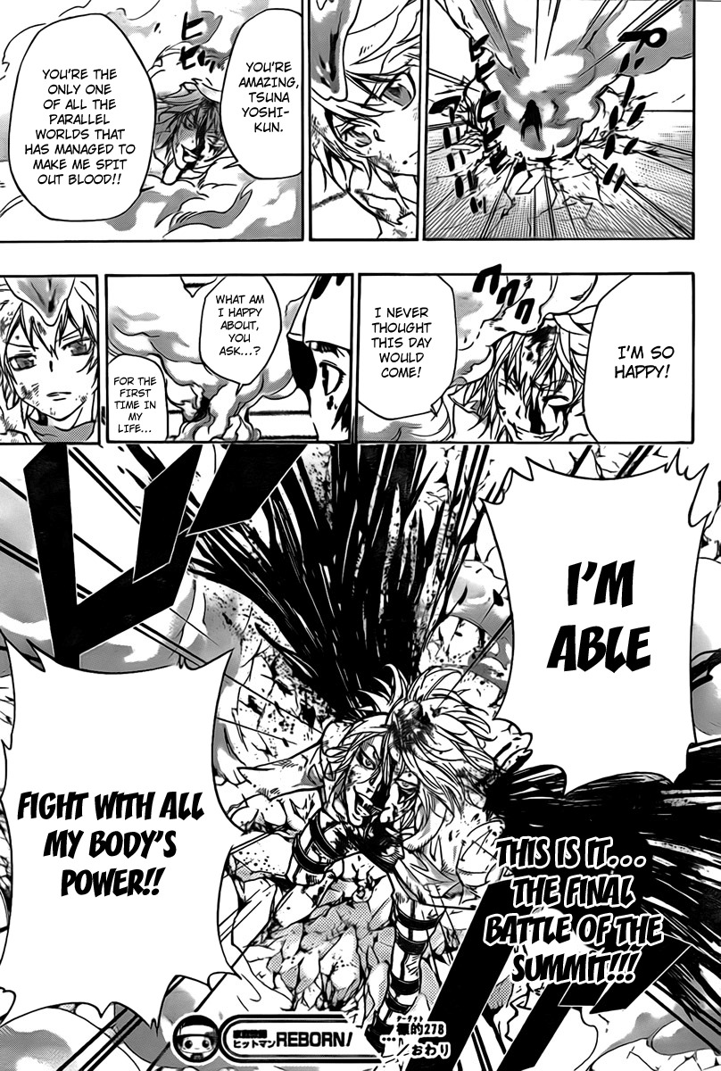Kateikyoushi Hitman Reborn! Chapter 278 page 18 - Chapter 278