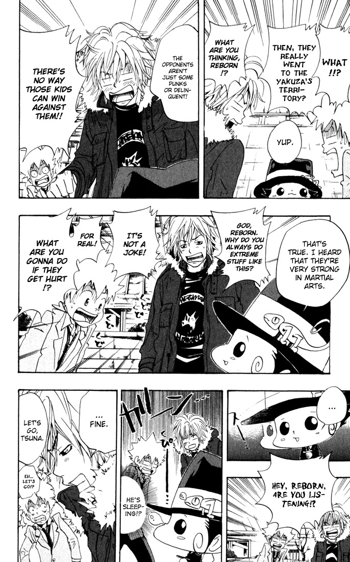 Kateikyoushi Hitman Reborn! Chapter 28 page 10 - Chapter 28: Dino Again