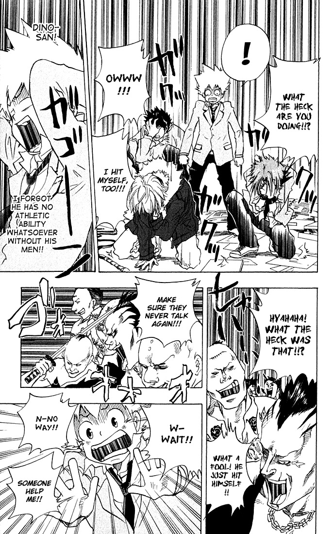 Kateikyoushi Hitman Reborn! Chapter 28 page 15 - Chapter 28: Dino Again