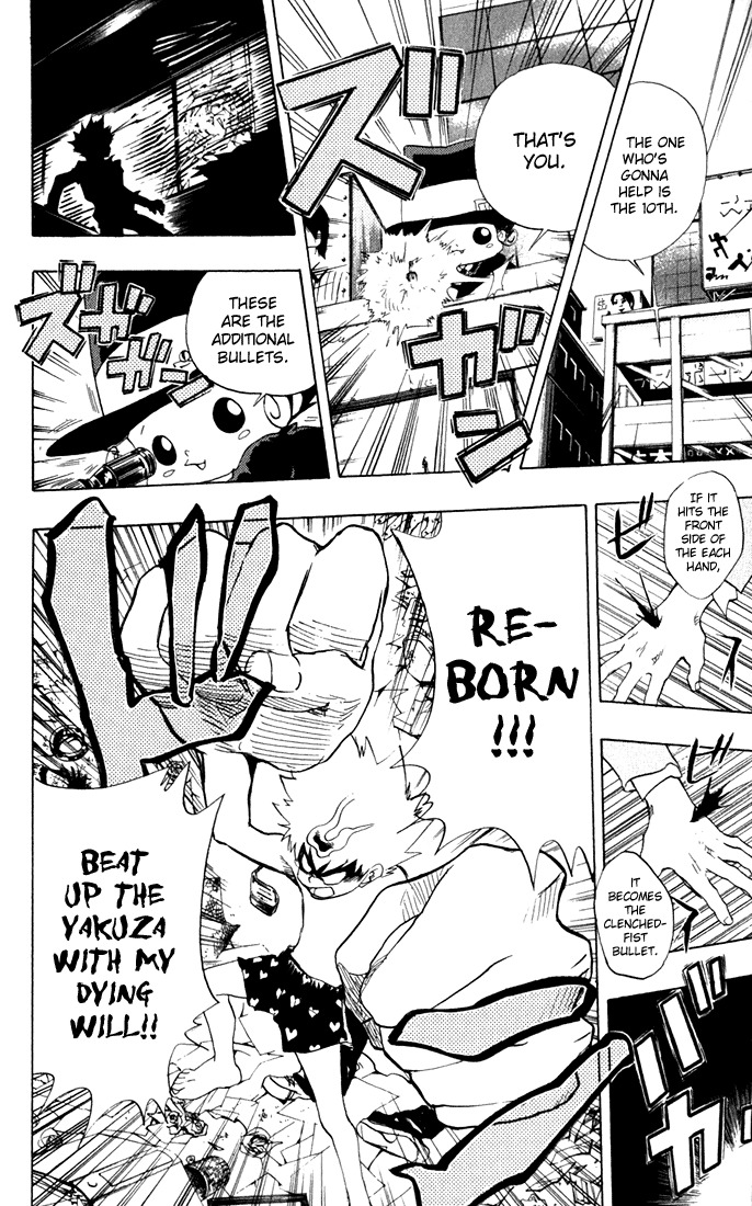 Kateikyoushi Hitman Reborn! Chapter 28 page 16 - Chapter 28: Dino Again