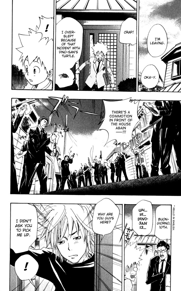Kateikyoushi Hitman Reborn! Chapter 28 page 2 - Chapter 28: Dino Again