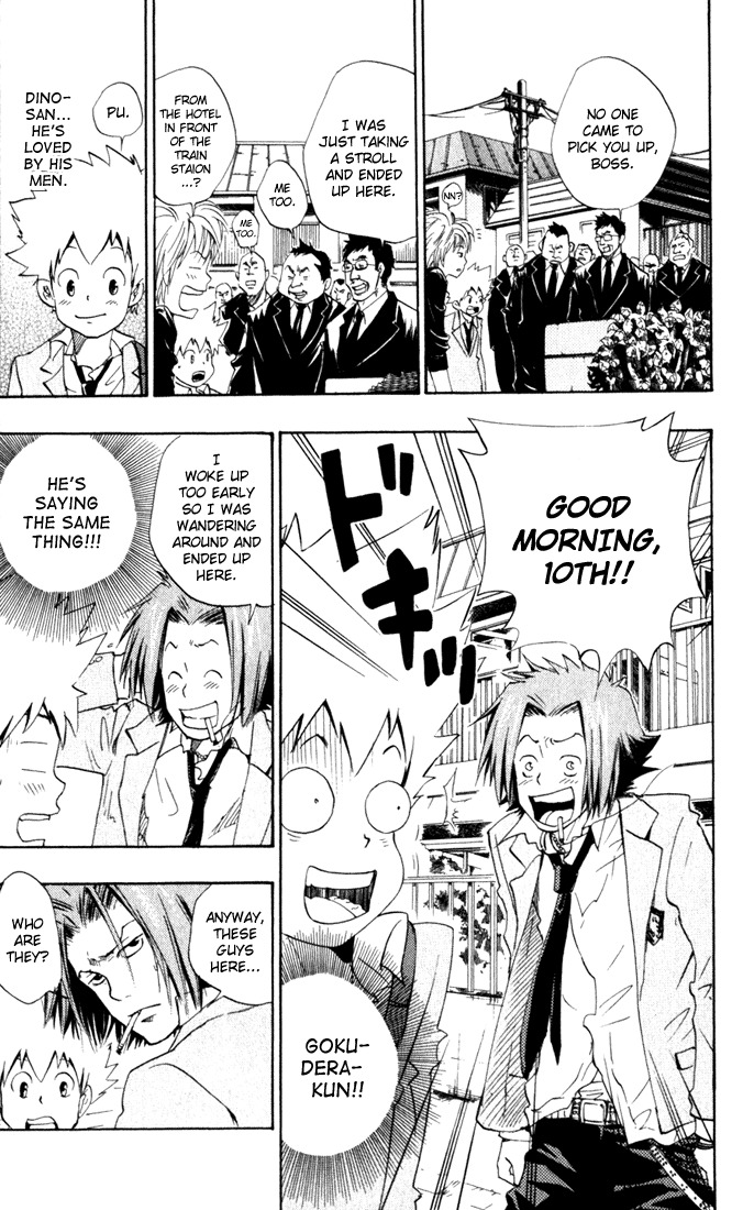 Kateikyoushi Hitman Reborn! Chapter 28 page 3 - Chapter 28: Dino Again