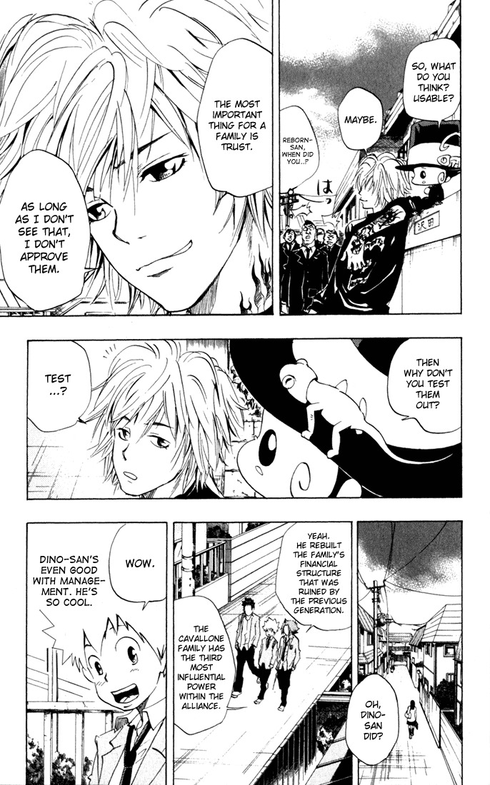 Kateikyoushi Hitman Reborn! Chapter 28 page 5 - Chapter 28: Dino Again