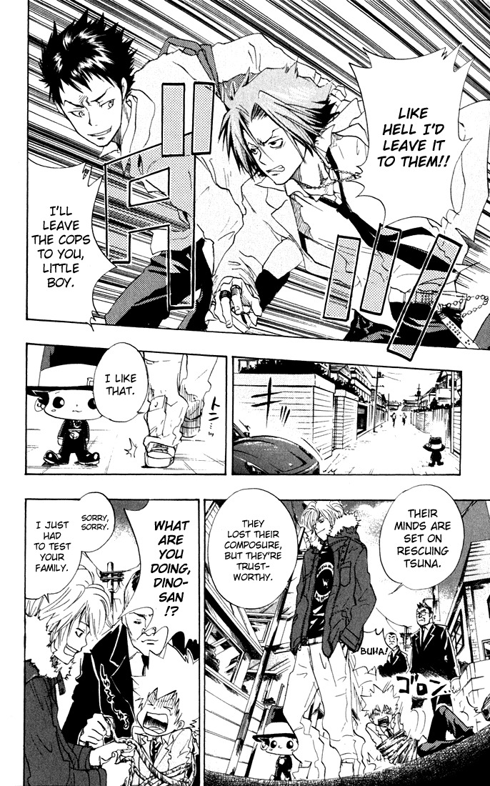 Kateikyoushi Hitman Reborn! Chapter 28 page 8 - Chapter 28: Dino Again