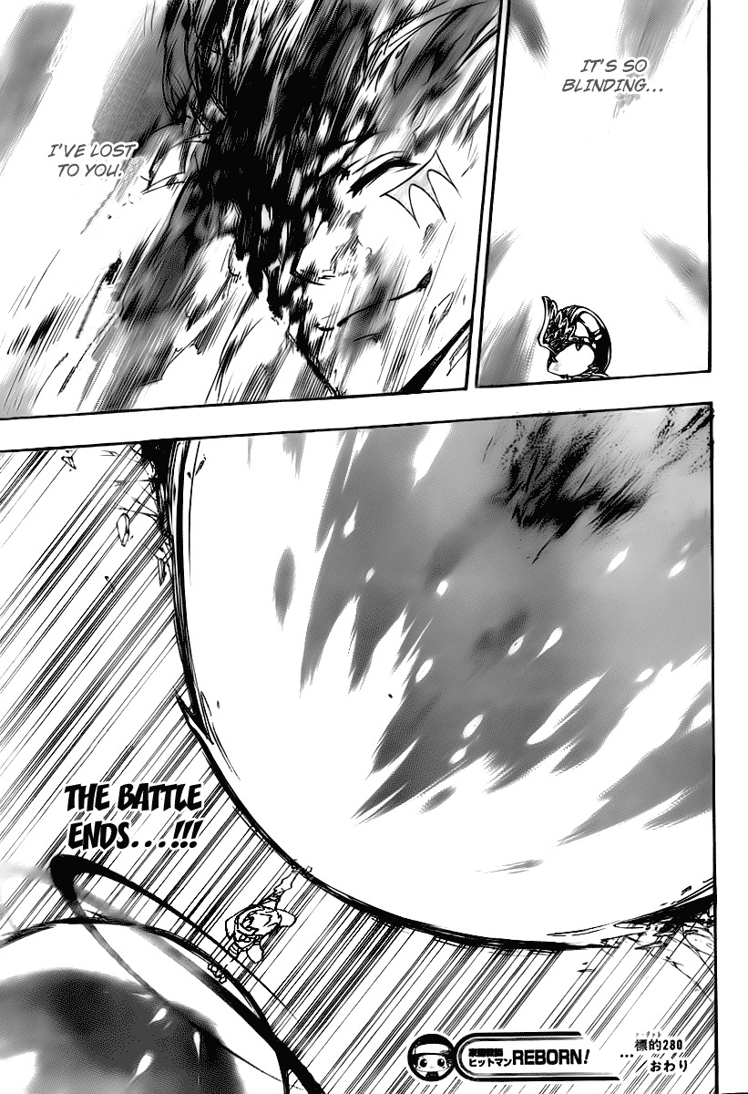 Kateikyoushi Hitman Reborn! Chapter 280 page 15 - Chapter 280: The Last Blow