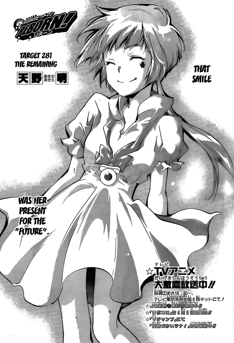 Kateikyoushi Hitman Reborn! Chapter 281 page 1 - Chapter 281: The Remaining