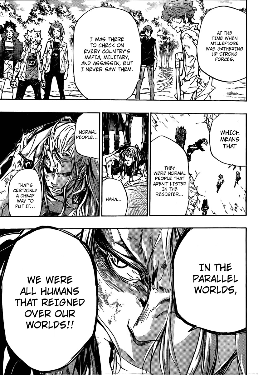 Kateikyoushi Hitman Reborn! Chapter 281 page 7 - Chapter 281: The Remaining