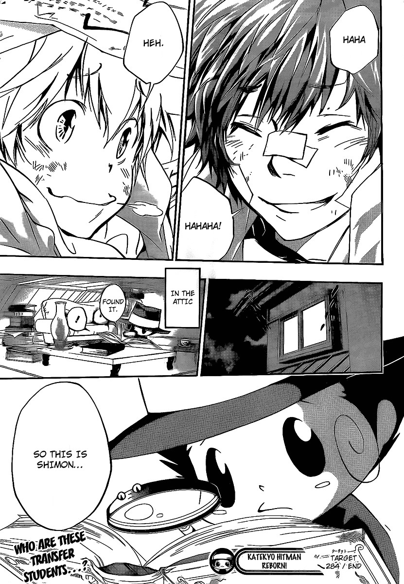 Kateikyoushi Hitman Reborn! Chapter 284 page 18 - Chapter 284: Transfer Students