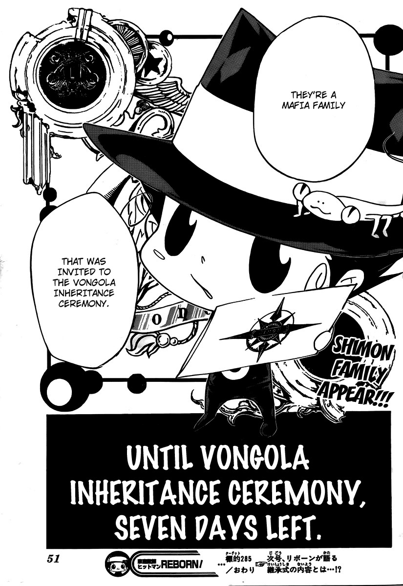 Kateikyoushi Hitman Reborn! Chapter 285 page 17 - Chapter 285: Gathering