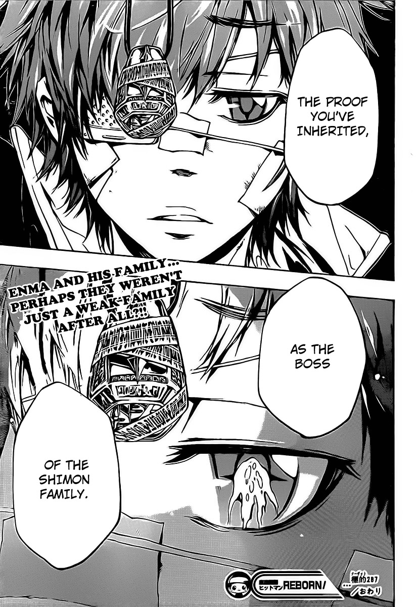 Kateikyoushi Hitman Reborn! Chapter 287 page 17 - Chapter 287: Urgent Call