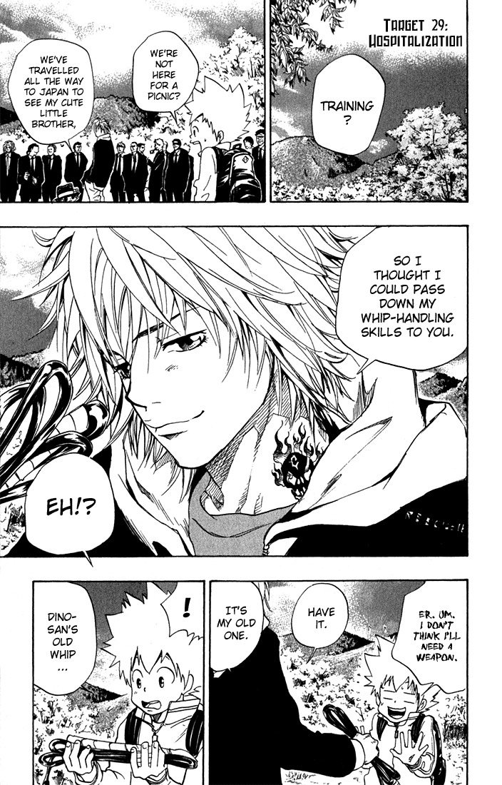 Kateikyoushi Hitman Reborn! Chapter 29 page 1 - Chapter 29: Hospitalization