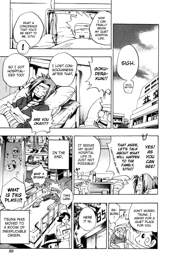 Kateikyoushi Hitman Reborn! Chapter 29 page 23 - Chapter 29: Hospitalization
