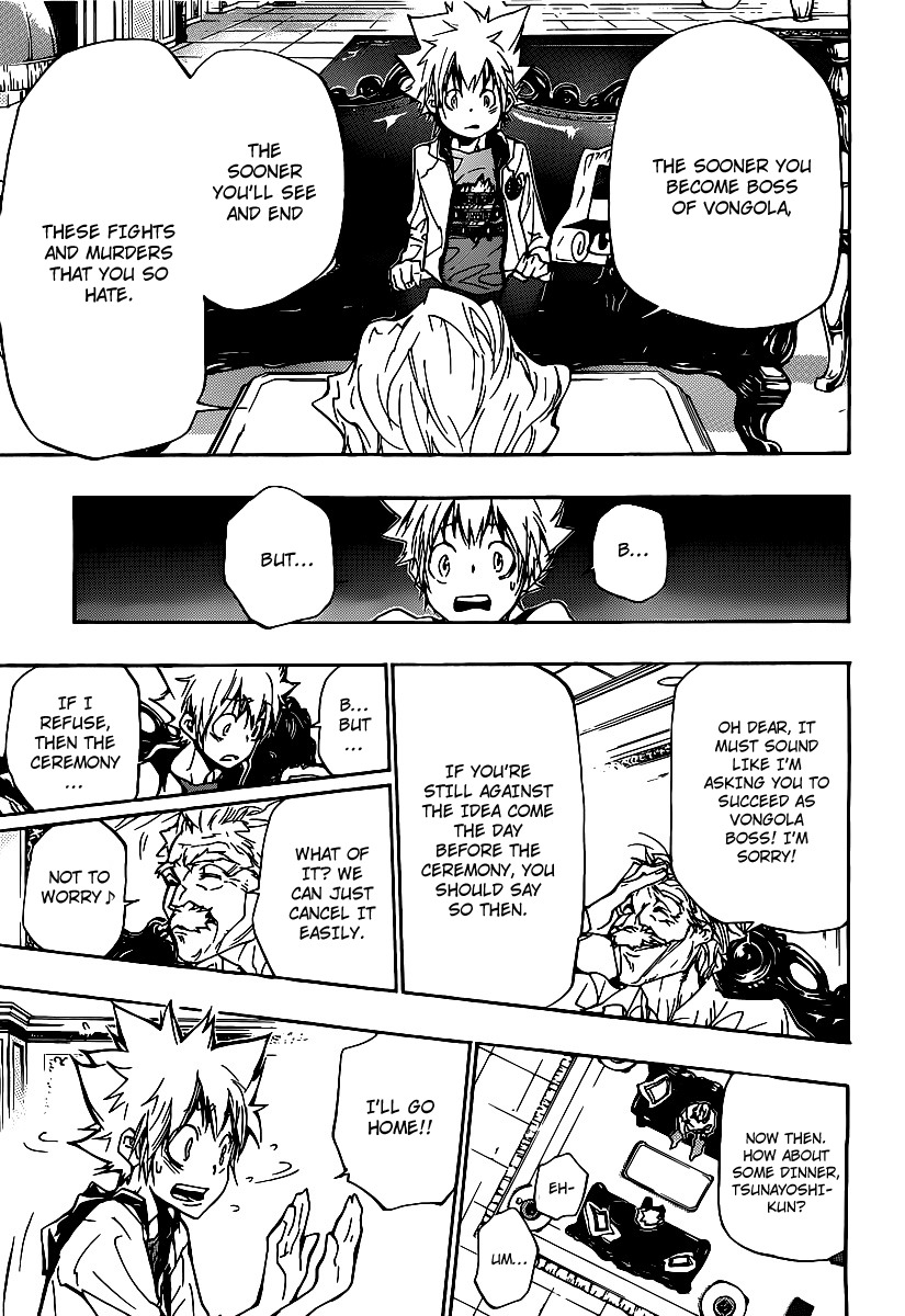 Kateikyoushi Hitman Reborn! Chapter 291 page 15 - Chapter 291: Ninth