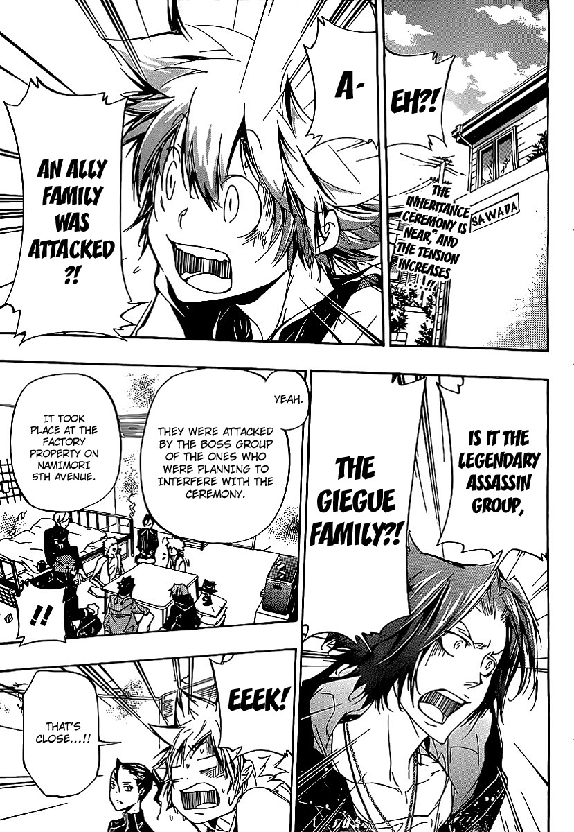 Kateikyoushi Hitman Reborn! Chapter 291 page 3 - Chapter 291: Ninth