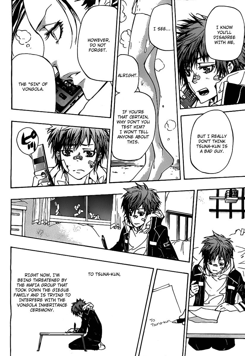 Kateikyoushi Hitman Reborn! Chapter 292 page 10 - Chapter 292: Consultation
