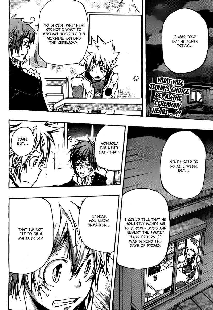 Kateikyoushi Hitman Reborn! Chapter 292 page 2 - Chapter 292: Consultation
