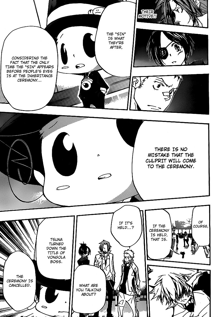 Kateikyoushi Hitman Reborn! Chapter 294 page 15 - Chapter 294: Decision