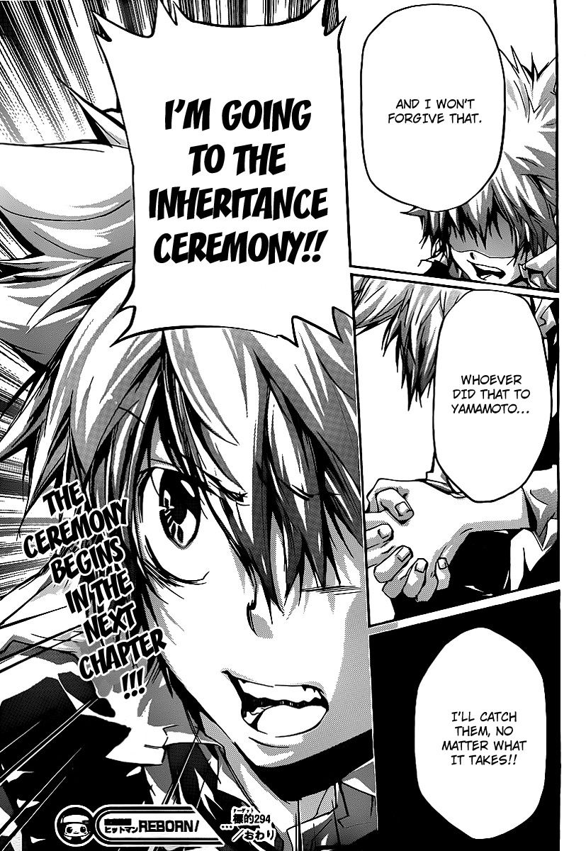 Kateikyoushi Hitman Reborn! Chapter 294 page 17 - Chapter 294: Decision