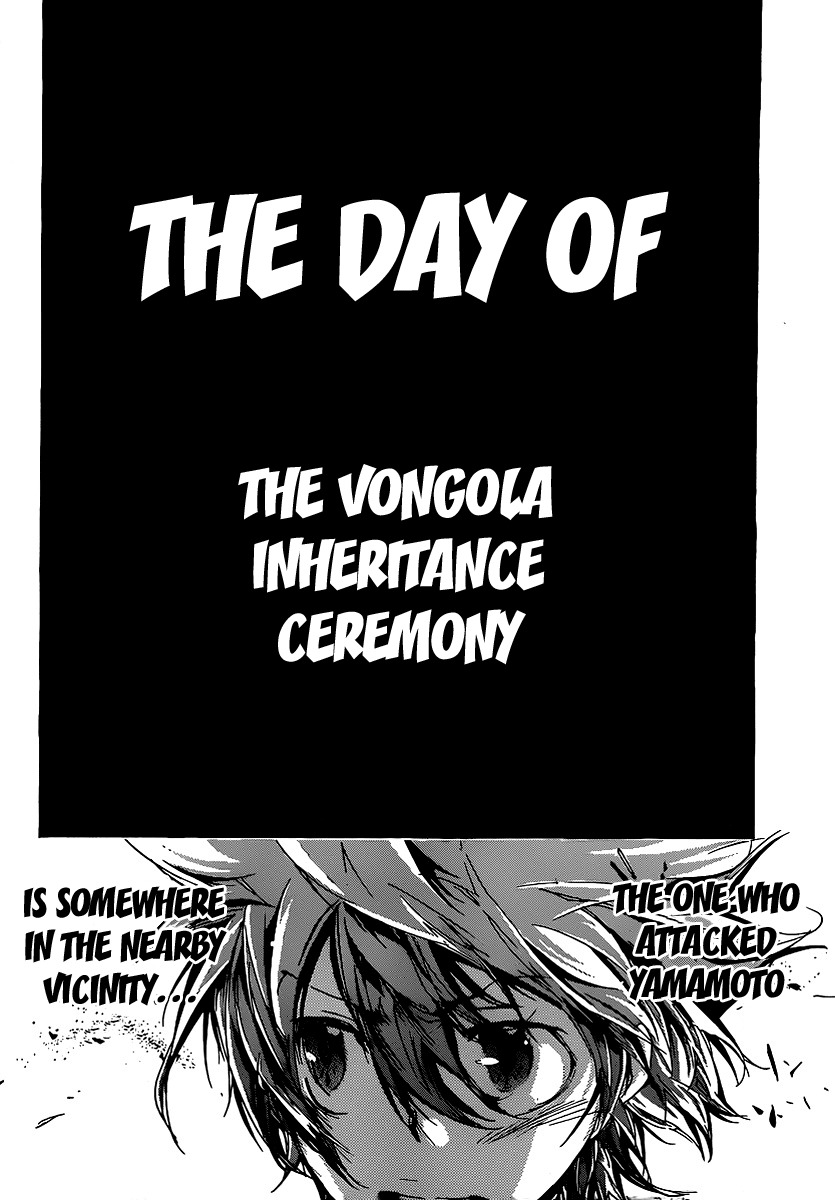 Kateikyoushi Hitman Reborn! Chapter 295 page 2 - Chapter 295: Inheritance Ceremony