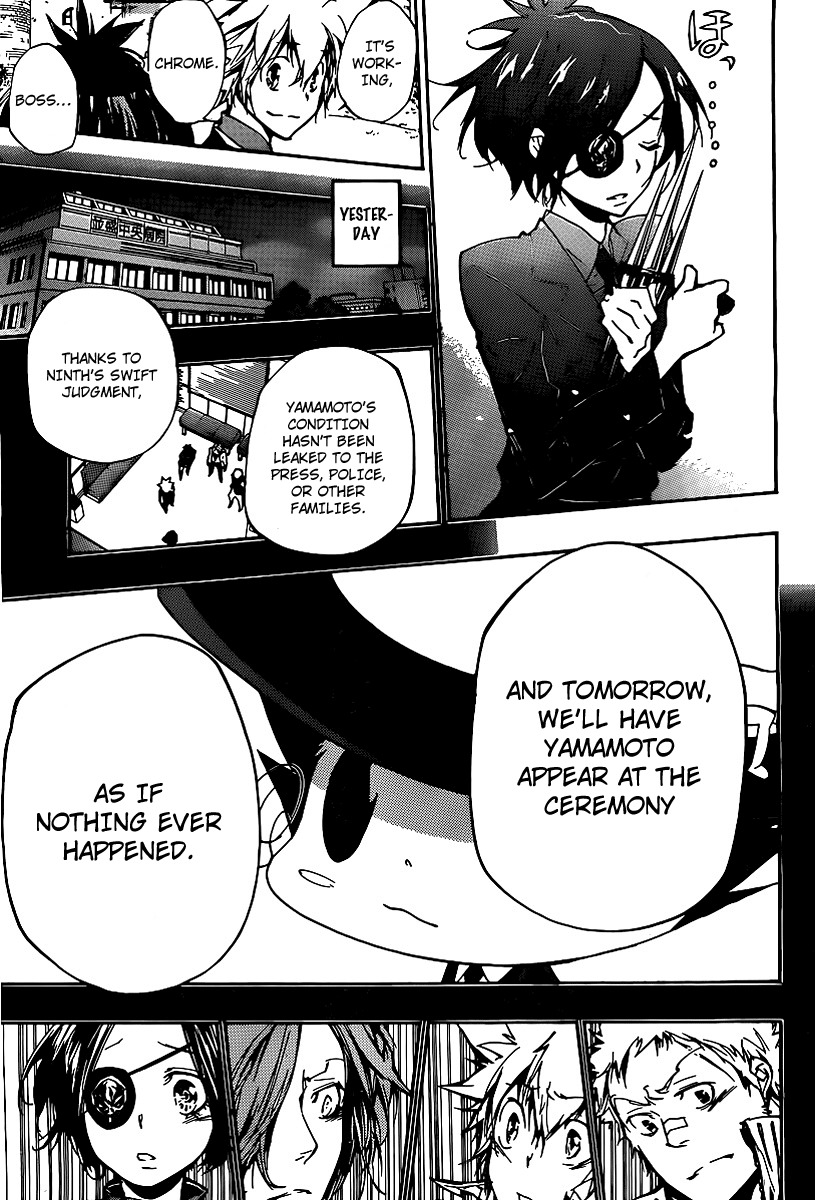 Kateikyoushi Hitman Reborn! Chapter 295 page 5 - Chapter 295: Inheritance Ceremony