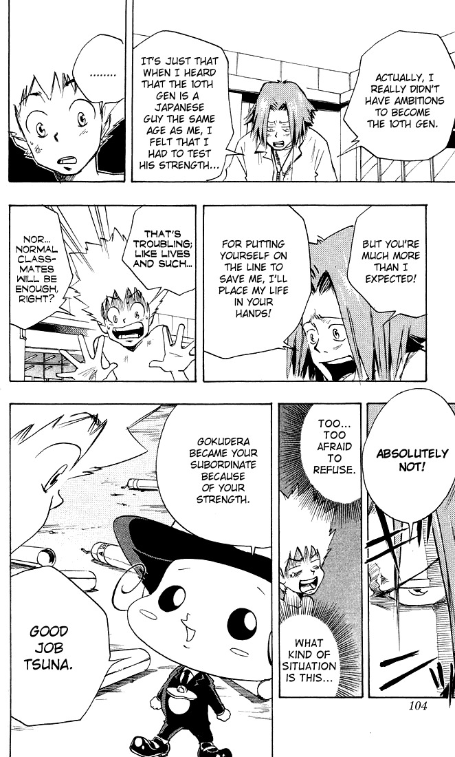 Kateikyoushi Hitman Reborn! Chapter 3 page 20 - Chapter 3: Gokudera Hayato